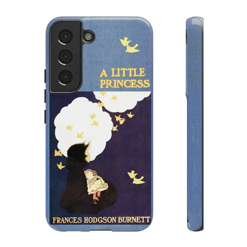 A Little Princess Phone Case (Blue + Gold Cover)