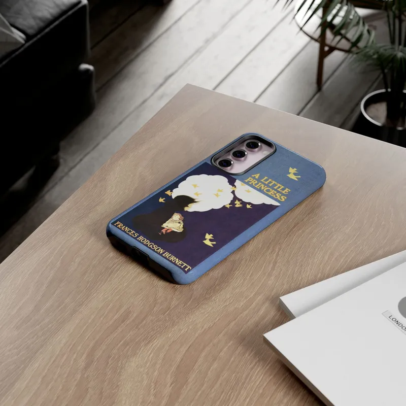 A Little Princess Phone Case (Blue + Gold Cover)