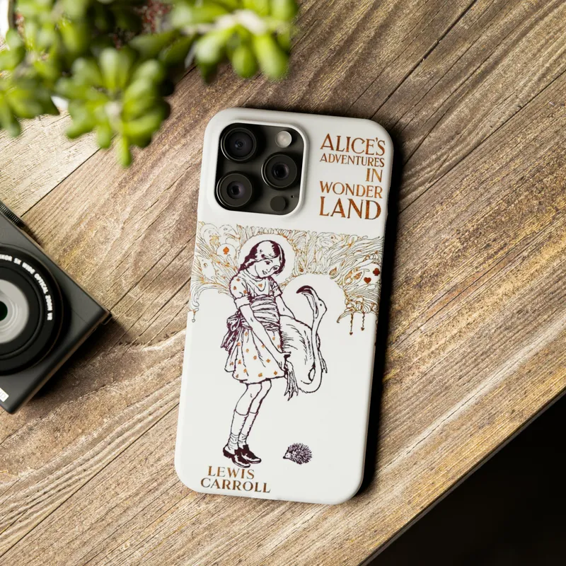 Alice with Flamingo Phone Case