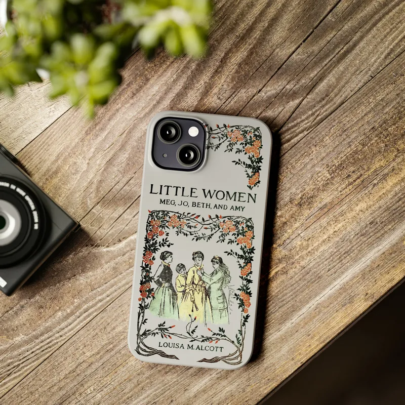 Little Women First Edition Cover Gray Phone Case